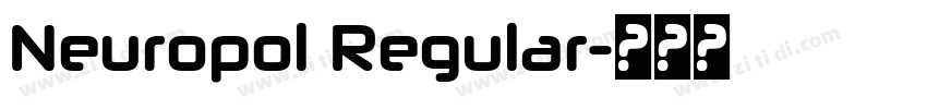 Neuropol Regular字体转换
